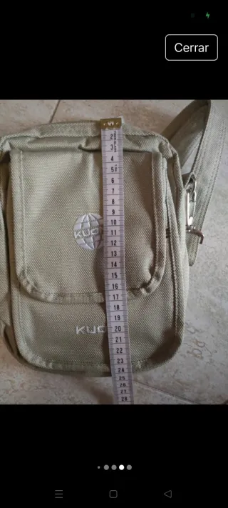 Bolso bandolera Kuoni beige