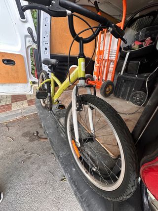 Bicicleta Infantil Amarilla BTWIN