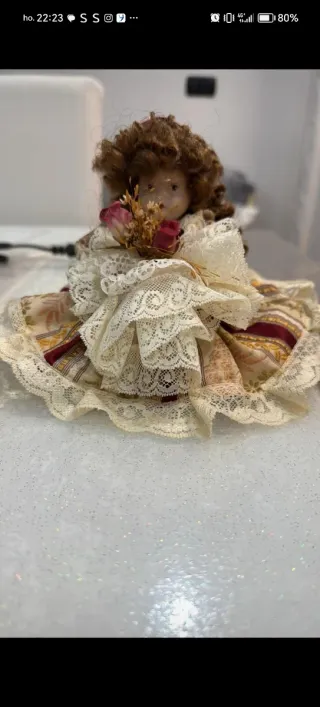 Bambola porcellana vintage