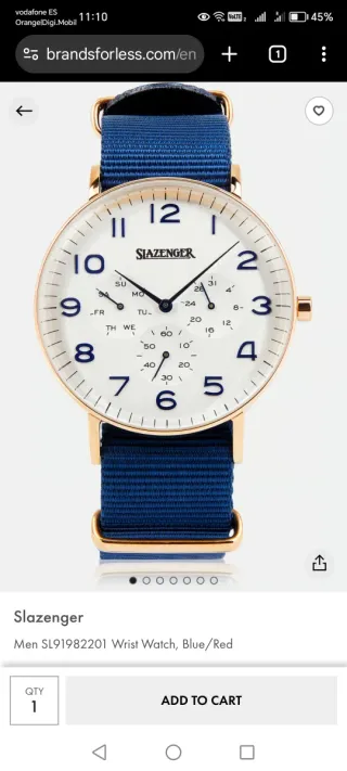 Orologio da polso Slazenger Uomo SL91982201