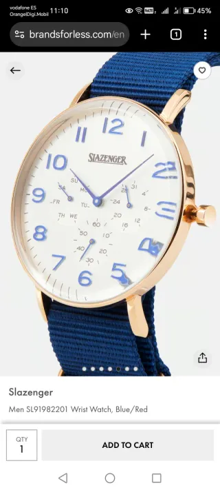 Orologio da polso Slazenger Uomo SL91982201