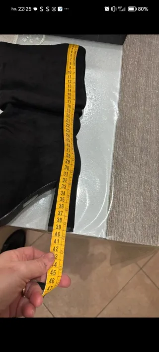 Stivali neri con tacco