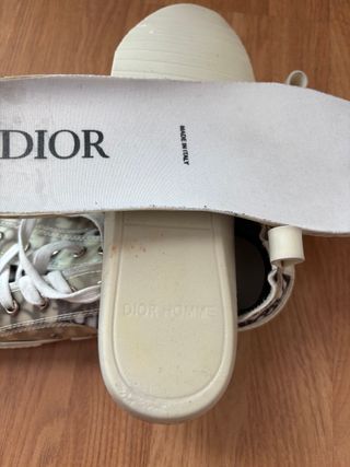 Zapatillas Dior Beige y Blancas
