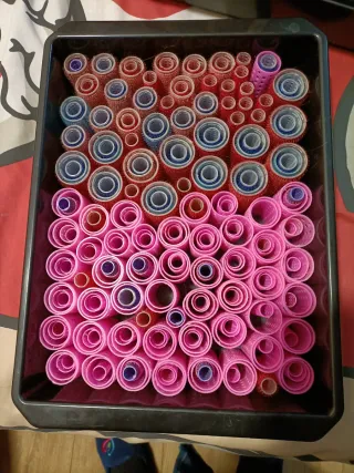 Surtido de rulos para el pelo