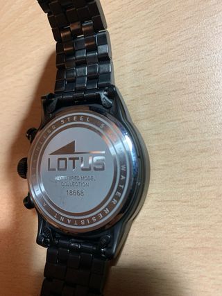 Reloj Lotus Cronógrafo Negro