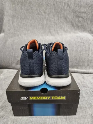 Zapatillas Skechers Deportivas Hombre Azul/Naranja