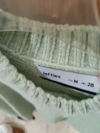 Jersey suave y calentito verde hierba talla M