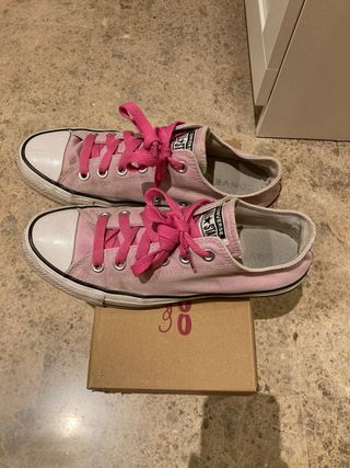 Converse All Star rosas talla 40