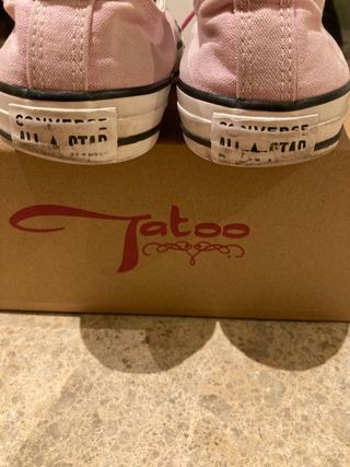 Converse All Star rosas talla 40