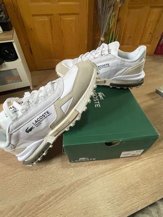 Zapatillas Lacoste Elite Active Beige/Blanco