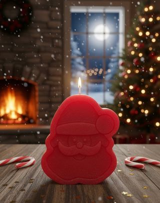 Vela Pai de Natal | Vela Natal | Cera de Soja