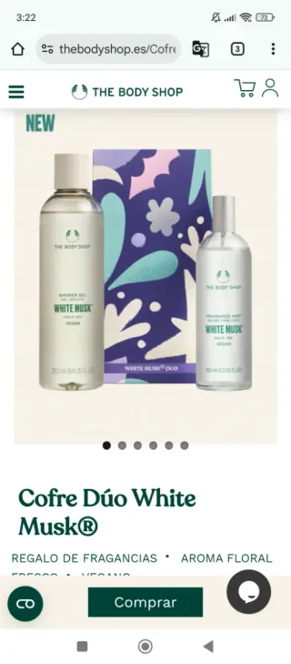 Cofre White Musk The Body Shop Nuevo