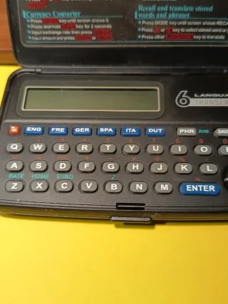 Traductor 6 Idiomas Calculadora Vintage