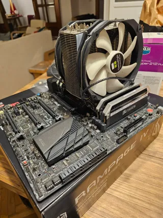 Placa Base ASUS Rampage IV + CPU + RAM + Disipador