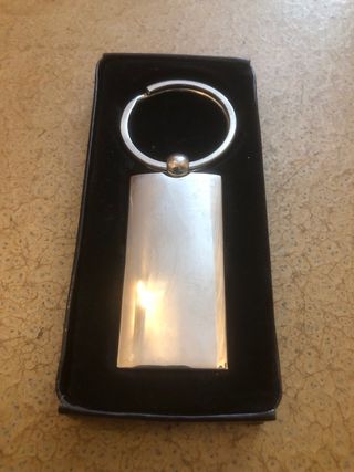 Portachiavi in acciaio personalizzabile