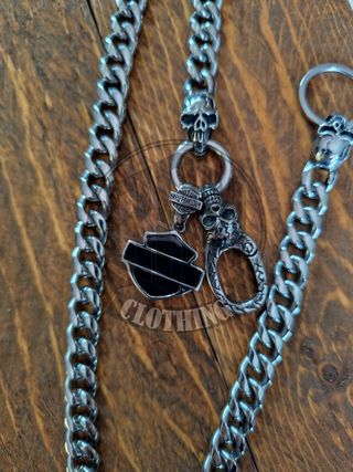 Catena Portafoglio Harley Davidson BS black