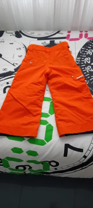Pantalón de nieve naranja
