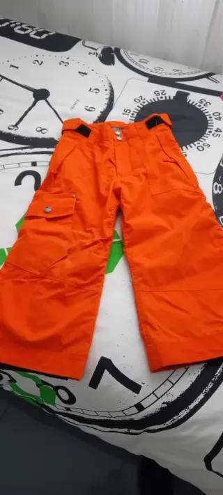 Pantalón de nieve naranja