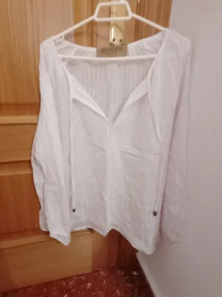 2 Camisetas Blancas Talla S