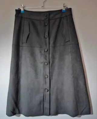 Falda midi mujer Sfera