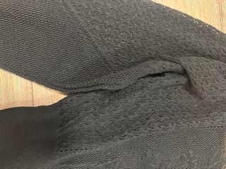 Top Zara negro manga larga