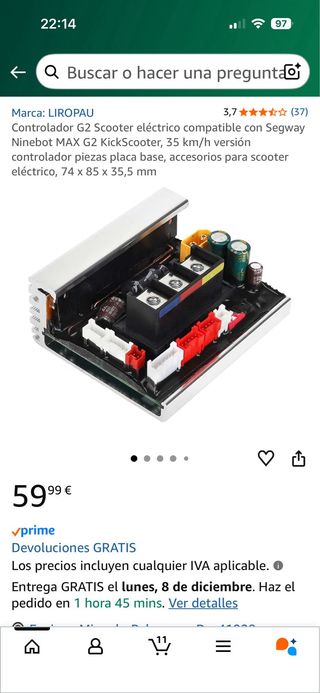 Controlador Ninebot Segway Max G2