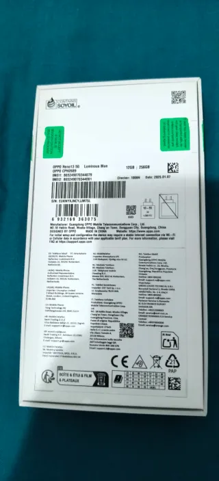 Oppo Reno 13 5G 12/256GB con garanzia