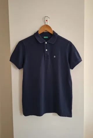 Polo slim fit algodão Benetton 13/14Anos