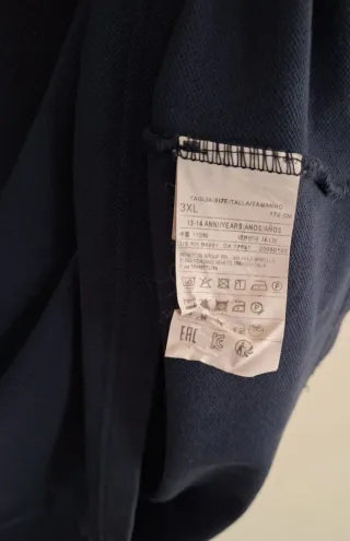 Polo slim fit algodão Benetton 13/14Anos