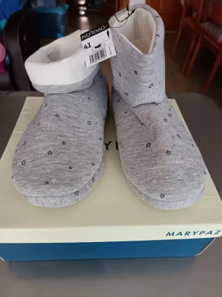 Zapatillas de estar por casa Marypaz estrellas gri