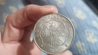 Moneda Plata Franco 1966
