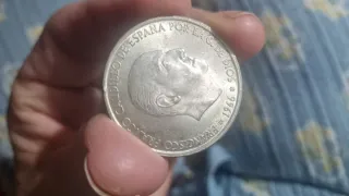 Moneda Plata Franco 1966
