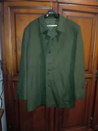 Chaquetón lana verde
