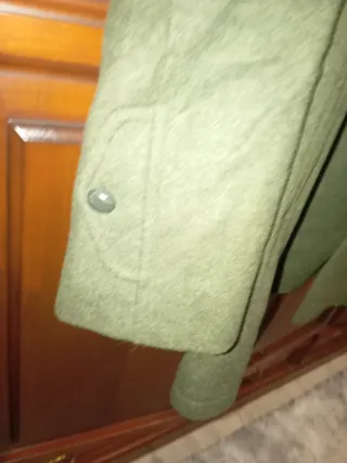 Chaquetón lana verde