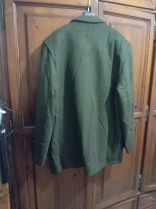 Chaquetón lana verde