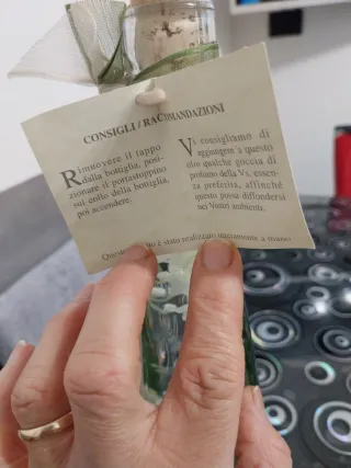 Profumatore ambiente fatto a mano