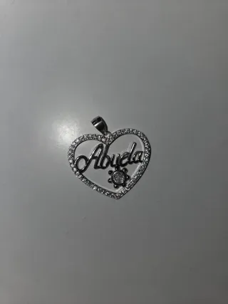 Colgante Corazón Abuela con Circonitas