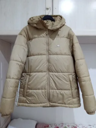 Plumífero Adidas Hombre Beige