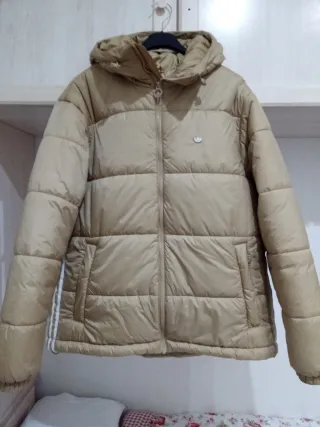 Plumífero Adidas Hombre Beige