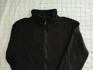 Polar Negra Unisex Cremallera