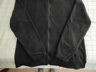 Polar Negra Unisex Cremallera