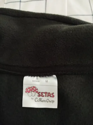 Polar Negra Unisex Cremallera