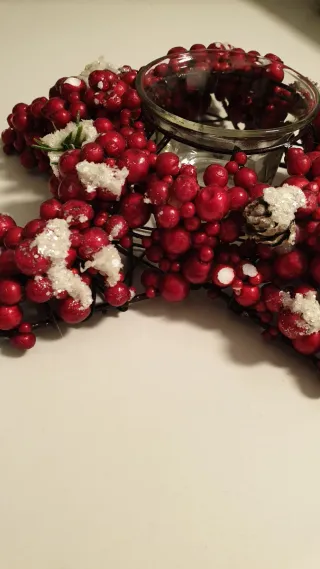 Portacandele a forma di stella.