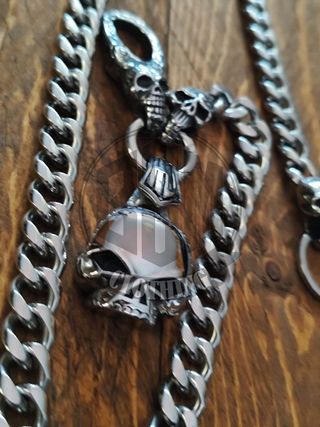 Catena portafoglio Harley Davidson skull