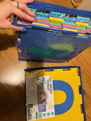 2 Alfombras Puzzle Números 0-9 Sin Estrenar