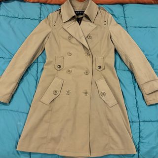 Gabardina Beige Elegante Blu Deise Talla M