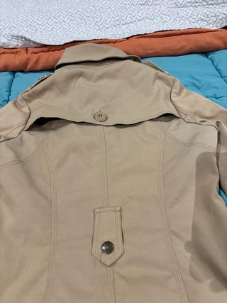 Gabardina Beige Elegante Blu Deise Talla M