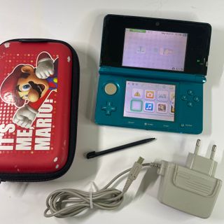 Nintendo 3DS Verde Acqua con accessori