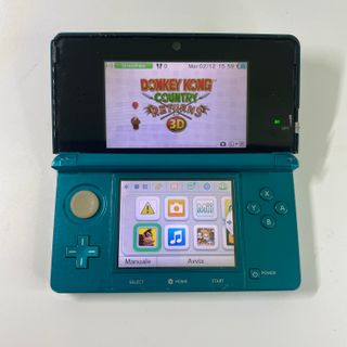 Nintendo 3DS Verde Acqua con accessori