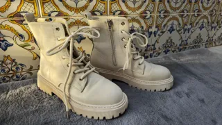 Botines blancos Shein